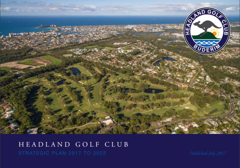 golf course strategic plan